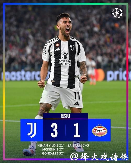 欧冠-伊尔迪兹世界波 尤文3-1埃因霍温取开门红